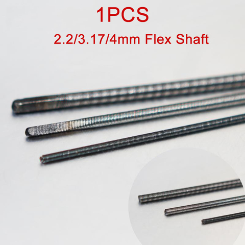 1PCS TFL 2.2/3.17/4mm Flex Cable Drive Shaft Dual Round/Square Round/Dual Square Length 300mm Spare Parts for RC Electric Boat ► Photo 1/4