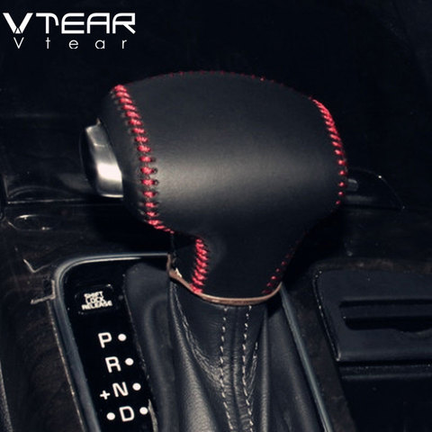 Vtear For Kia Rio 4 X-line Gear Shift Collars Handbrake Grips cover Interior car-Styling handbrake Hand-stitched Accessories ► Photo 1/6