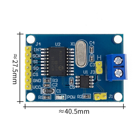 MCP2515 CAN Bus Module TJA1050 receiver SPI For 51 MCU ARM controller ► Photo 1/6