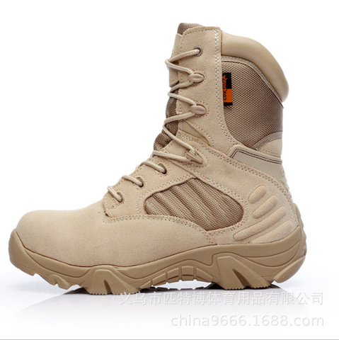 Winter Autumn Men Military Boots Quality Special Force Tactical Desert Combat Ankle Boats Army Work Shoes Leather Snow Boots ► Photo 1/5