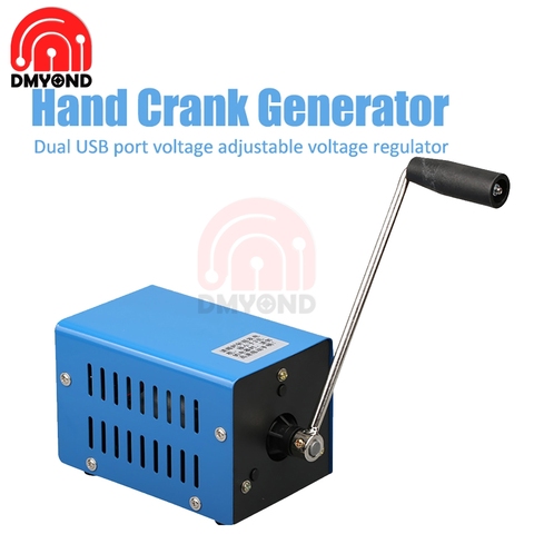 High Power Hand Generator 3V-15V Hand Crank Emergency Dynamotor USB Charging Generator Outdoor Camping Survival Power Bank 12V ► Photo 1/6