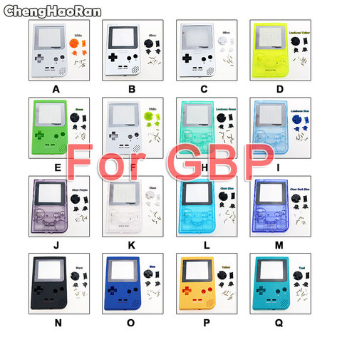 ChengHaoRan Full Case Cover Housing Shell Replacement for GameBoy Pocket Game Console for GBP Shell Case with Buttons Kit ► Photo 1/6