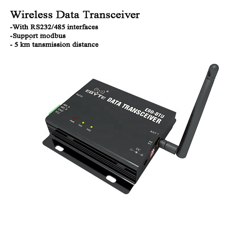 5km Radio Modem Wireless Data Transceiver LoRa Gateway 868/915MHz RS485/RS232 Modbus Receiver/transmitter for Smart agriculture ► Photo 1/4