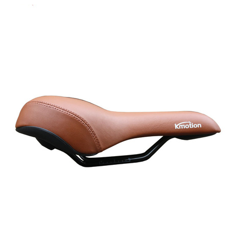 G185 Retro Vintage Leather Bicycle Saddle Custion Road Bike MTB Sport Saddle Brown Bicycle Cycling Saddle Bike Seat 27*20*6CM ► Photo 1/5