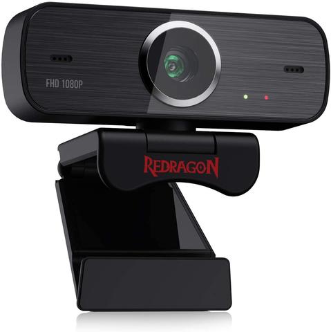Redragon GW800 1080P Webcam with Built-in Dual Microphone 360-Degree Rotation - 2.0 USB Skype Computer Web Camera ► Photo 1/6