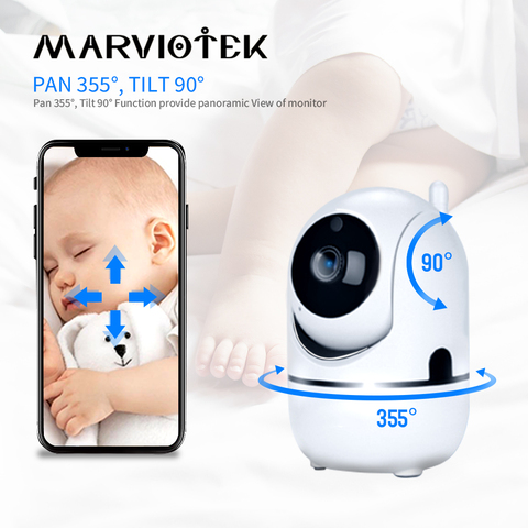 7 Inch Wireles Baby Monitor Babyphone Security Video Dual Cameras