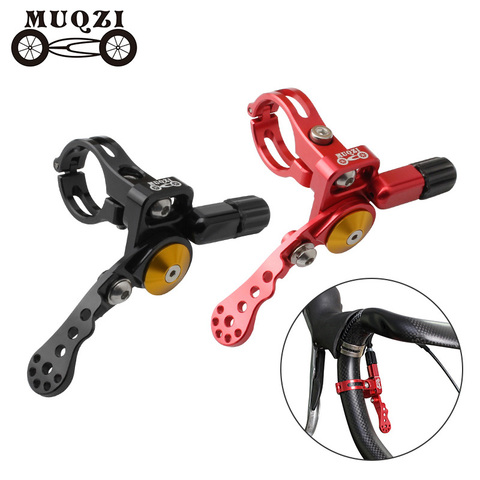 MUQZI Bicycle Dropper Post Lever Adjust Seat Height MTB Road Bike 22.2/24mm Dropper Seatpost Mechanical Remote Control Lever ► Photo 1/6