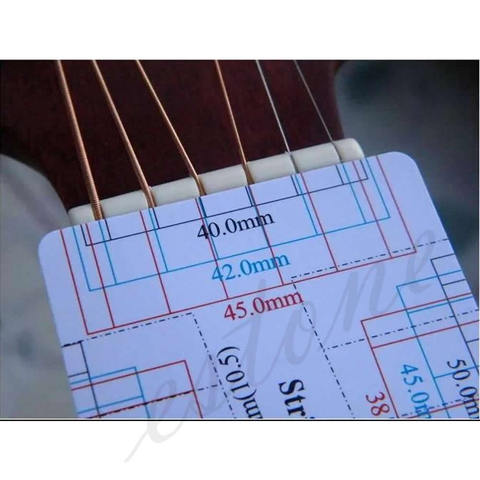 New Guitar Bass Fritz Ruler String Pitch Ruler Action Ruler Card Vernier Caliper ► Photo 1/4