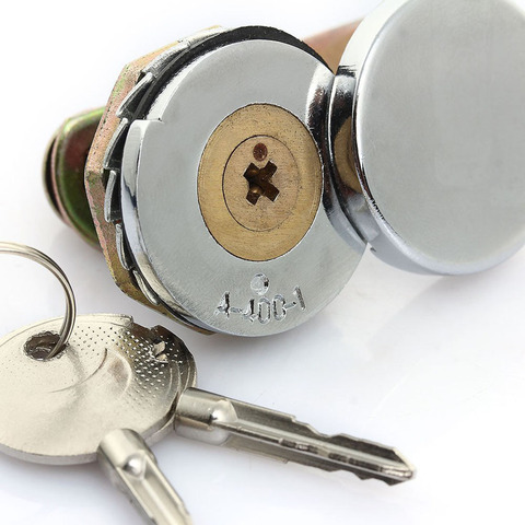 High-quality door lock Useful Steady Cam Lock padlock for Security Door Cabinet Mailbox Drawer Cupboard camlock 16mm + 2 Keys ► Photo 1/5
