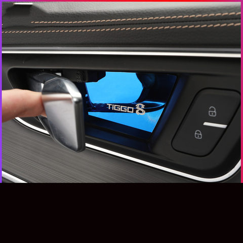 Lsrtw2017 for Chery Tiggo 8 Car Inner Door Bowl Panel Trims Decoration Interior Accessories 2022 Auto Sticker ► Photo 1/5