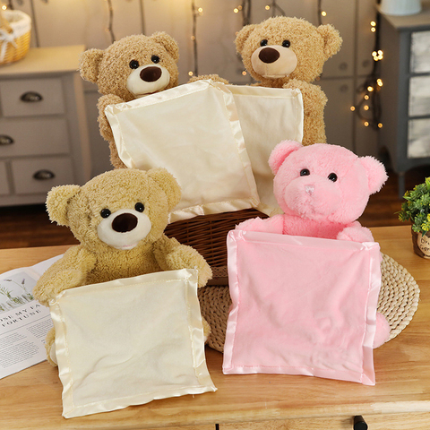 30cm Teddy Bear Play Hide Seek Lovely Stuffed Animal Baby Kids Birthday Xmas Christmas Gift Electric Plush Toy ► Photo 1/6