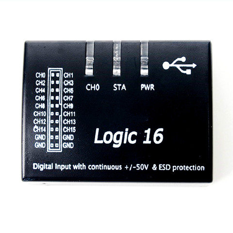 USB Logic Analyzer Multi System Compatible Official Version Sampling Rate 100 MHz 16 Channel  For ARM FPGA ► Photo 1/6