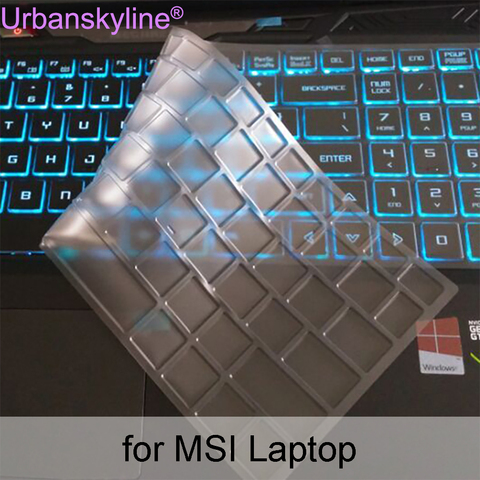 Keyboard Cover for MSI GE70 GE60 GP70 GP60 GT780DX GT70 GT60 GX70 GX60 WT70 WT60 CR70 CR61 CX61 Z70 A6500 Clear Gaming Laptop ► Photo 1/6