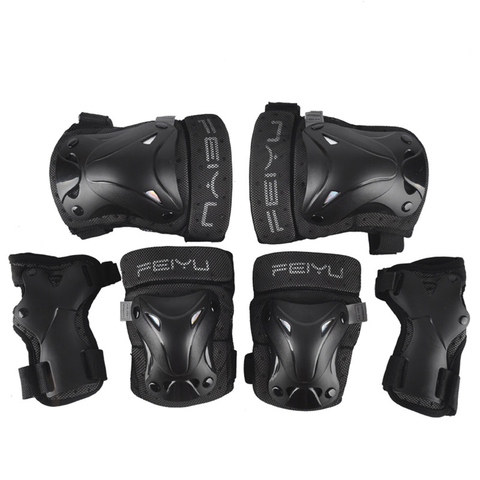 6Pcs/set Protective Gear Set Skating Helmet Knee Pads Elbow Pad Wrist Hand Protector for Kids Adult Cycling Roller Rock Climbing ► Photo 1/6