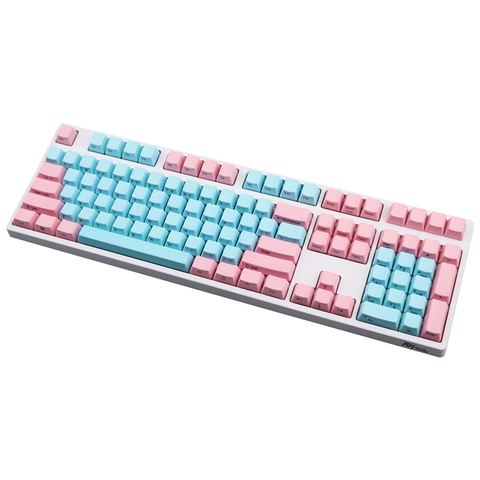 Free Shipping Cool Jazz 61 87 104 Keys Miami Thick PBT OEM Profile Keycap For MX Switches GH60 Mechanical Gaming Keyboard ► Photo 1/6