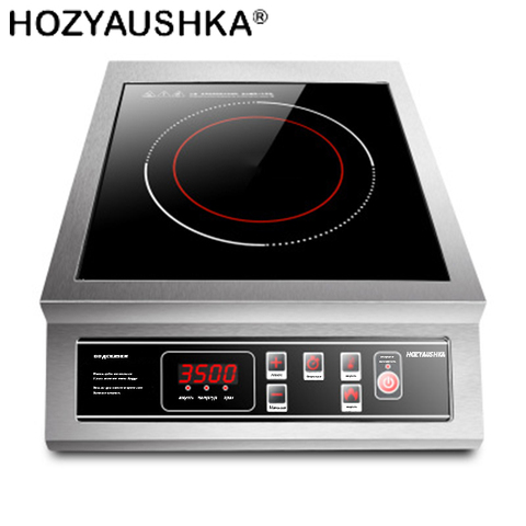 Induction cooker 3500W high-power large-size stainless steel flat key household and commercial fire boiler HOZYAUSHKA ATLS-35PB ► Photo 1/6