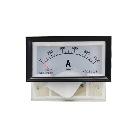 1PC 69C17-A 50A 100A 500A 1000A/75mV DC Analog Meter Panel AMP Gauge DC Ammeter Use with Shunt Current Meter 85*46MM Amperimetro ► Photo 1/6