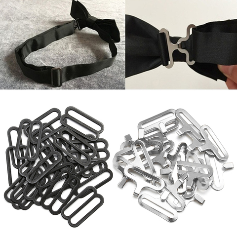 30Pcs/Set New Adjustable Cravat Clip Bow Tie Necktie Strap Sling Buckle Hook Fastener DIY Crafts Apparel Sewing Accessories ► Photo 1/6
