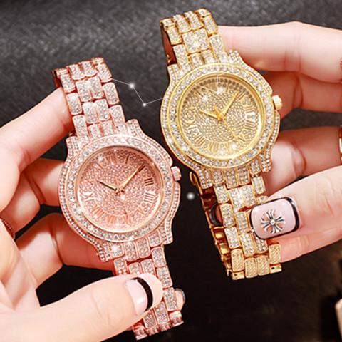 Role Watches Men Top Brand Luxury Missfox Rolexable Waterproof Watch Male Clock Full Diamond Hublo Unisex Quartz Watch With Box ► Photo 1/6