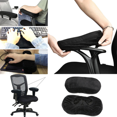 2pcs Chair Armrest Pads for Office Chair Gaming Chair Soft Elbow Pillows Pad Protector Arm Sleeve Brace Patches Rest Cushion ► Photo 1/6