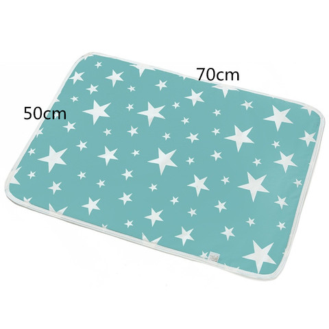 50*70cm Baby Diaper Changing Mat Portable Foldable Washable Waterproof Mattress Travel Pad Floor Mats Cushion Reusable Pad Cover ► Photo 1/6