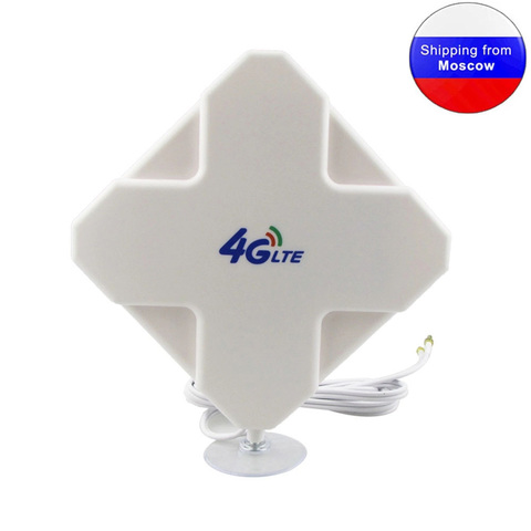 3G 4G LTE Outdoor Antenna 28dBi Hi-Gain Directional Wide Band MIMO Antenna 700-2700MHz RG174 Panel Antenna 3 meters ► Photo 1/6