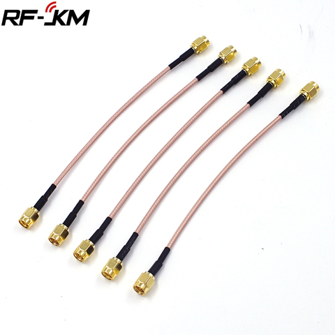 5pcs/lot SMA male plug to SMA male adapter RF Cable RG316 Jumper pigtail ► Photo 1/5