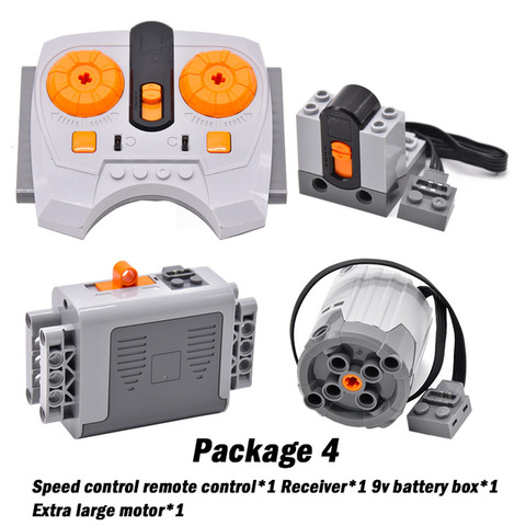 Technical Power Function Motor Switch IR Remote Control Receiver Battery Box Compatible All Brands technic creator technicia ► Photo 1/6