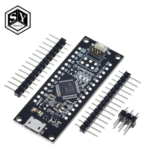 SAMD21, M0-Mini. 32-битный сердечник ARM Cortex M0. Припаянные булавки. Совместим с Arduino Zero, Arduino M0. Форма Mini. ► Photo 1/6