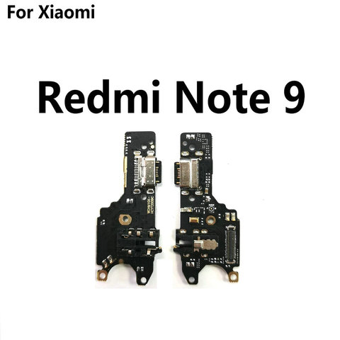 New Microphone Module+USB Charging Port Board Flex Cable Connector Parts For Xiaomi Redmi Note 6 7 8 9 Pro Redmi 9 9A 10X ► Photo 1/5