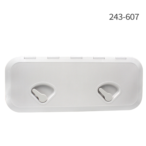 243*607mm ABS Plastic Anti Aging Ultraviolet White Deck Marine Hatch Deck Access Hatch Boat Hatches Inspection Yacht Cover ► Photo 1/2