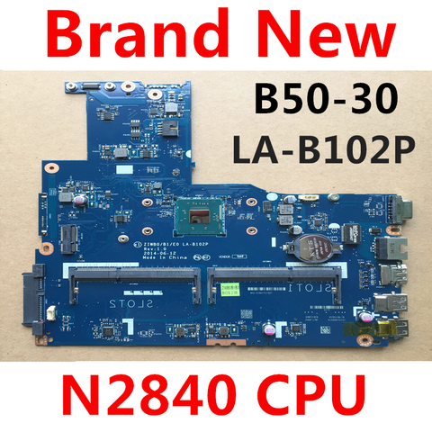 Free shipping Brand New ZIWB0/B1/E0 LA-B102P laptop Motherboard  for Lenovo B50-30 notebook ( for intel N3540 CPU ) 100% tested ► Photo 1/5