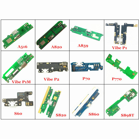 Micro Dock Connector Board USB Charging Port Flex Cable For Lenovo A516 A820 A859 P70 P770 S60 S820 S860 S898T Vibe P1 P1M P2 ► Photo 1/1