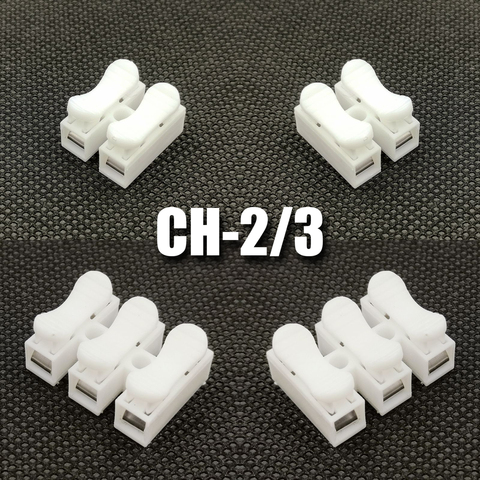 G7 White Color Model CH-2 CH-3  Wire Connector Voltage 250V Wiring Terminal Block Free Russia Shipping ► Photo 1/6