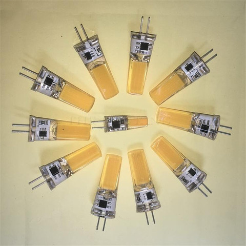 10pcs LED G4 Dimmable LED Light 220V AC DC 12V Led COB Lamp LED G9 3W 6W 10W LED Lighting replace Halogen Spotlight ► Photo 1/6