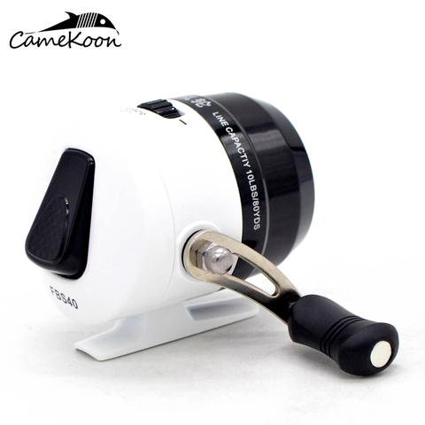 CAMEKOON FBS40 Spincast Reel Pre-Spooled 10 Lbs Line Right/Left Handed Reversible 4.3:1 Gear Ratio Fishing Coil ► Photo 1/6