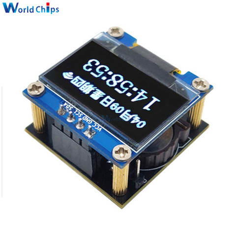 ESP8266 ESP-12F 0.96 inch OLED Display WiFi Clock Module Weather Forecast IIC I2C Interface Micro USB 5V For Arduino DIY ► Photo 1/6