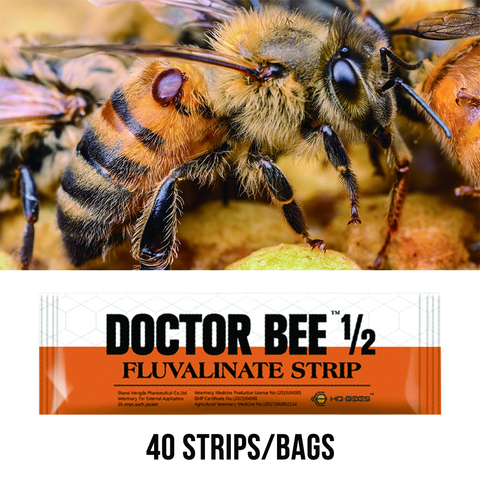 Medicine For Bees 40 Strips Fluvalinate Strip Highly Active Bee Varroa Mite Killer Beekeeping Traps For Bee Beekeeper ► Photo 1/6