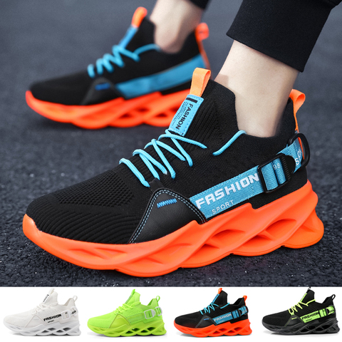 Men Fashion Breathable Sneakers Running Shoes Lightweight Casual Sport Shoes ► Photo 1/6