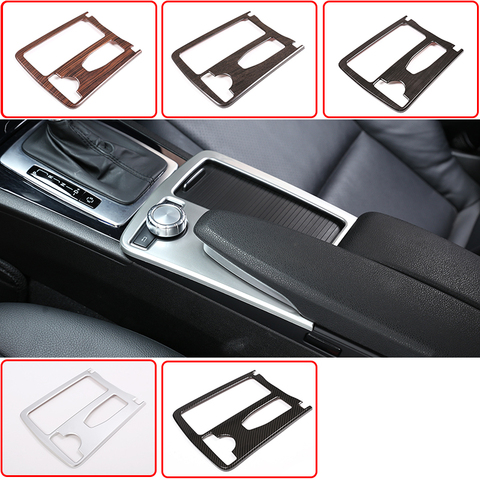 RHD LHD For Mercedes Benz C Class W204 2008-2014 Car ABS Central Console Cup Holder Frame Trim E Class Coupe C207 W212 2010-12 ► Photo 1/6