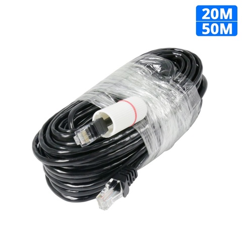 LAN Network Flat Cable Cat6 Ethernet Internet 20M For POE Camera Computer Modem Router Hiseeu ► Photo 1/5