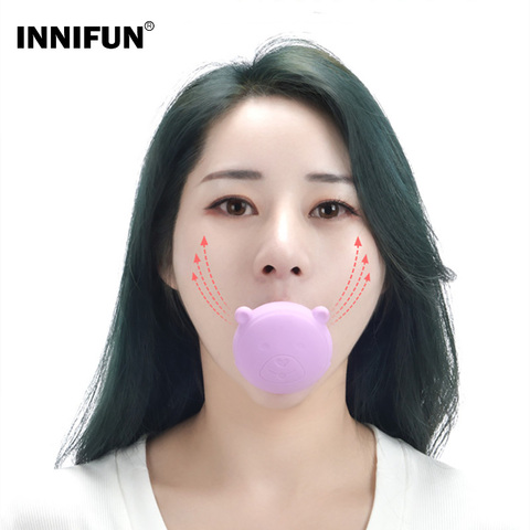 New Face Slimming Tool Face Lift Skin Firming V Shape Exerciser Instrument Cute Portable Anti Wrinkle Mouth Exercise Tool ► Photo 1/6