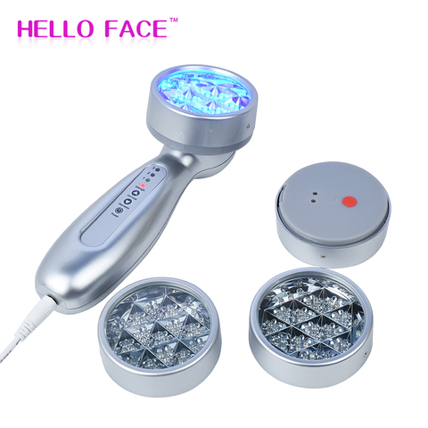 Portable Facial Skin Rejuvenation 4 Light Photon Therapy Beauty Machine Face Tightening Blue Acne Treatment ► Photo 1/6