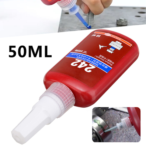 Universal 50ML Anaerobic Adhesive Threadlocker Lock Glue Sealing Anti-corrosion Threaded Nuts Metal Locking Adhesive ► Photo 1/6