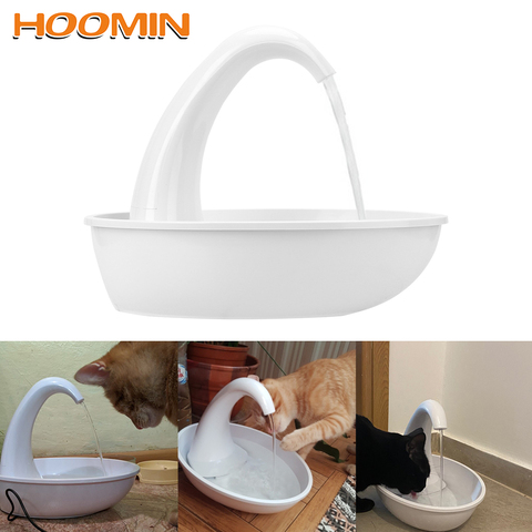 Automatic Swan Pet Cat Water Dispenser Feeding Water Flowing Fountain For Cat Dog Pet Cat Drinking Bowl Electric Water Dispenser ► Photo 1/6
