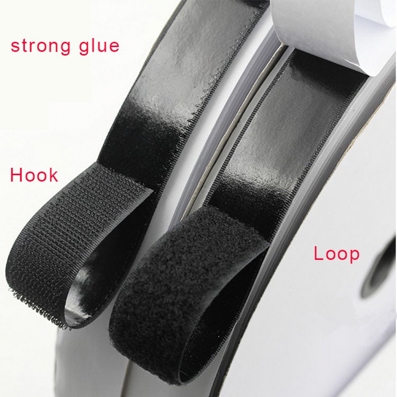 3Meter Strong Self Adhesive Hook and Loop Tape Cable Ties Strips Shoes  Fastener Sticker Adhesive with Glue for DIY 16/20/30/50mm