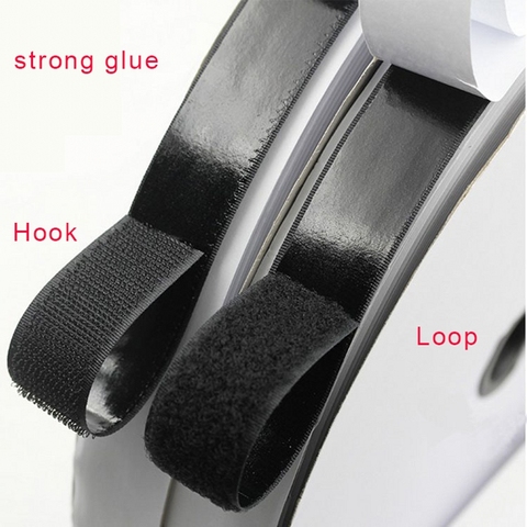 16/20/25/30/38/50mm 1M Velcros Adhesive Hook Loop Fastener Magic Tape Nylon Sticker Self Adhesive Disks Boob Tape Strong Glue ► Photo 1/6