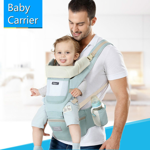 Ergonomic Baby Carrier Infant Baby Hipseat Carrier Front Facing Ergonomic Kangaroo Baby Wrap Sling for Baby Travel ► Photo 1/6