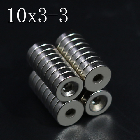 5/10/20/50/100Pcs 10x3-3 Neodymium Magnet 10mm x 3mm - 3mm N35 NdFeB Round Super Powerful Strong Permanent Magnetic imanes ► Photo 1/6