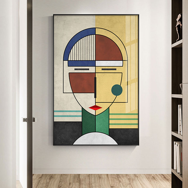 Modern Art Face Painting Pattern Poster Abstract Man Canvas Picture Prints